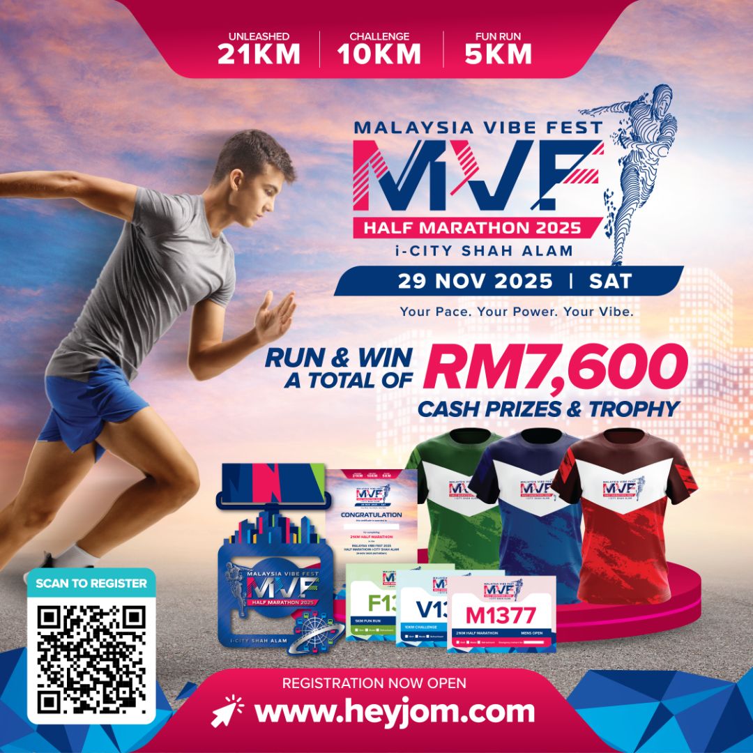 MALAYSIA VIBE FEST 2025 HALF MARATHON I-CITY SHAH ALAM